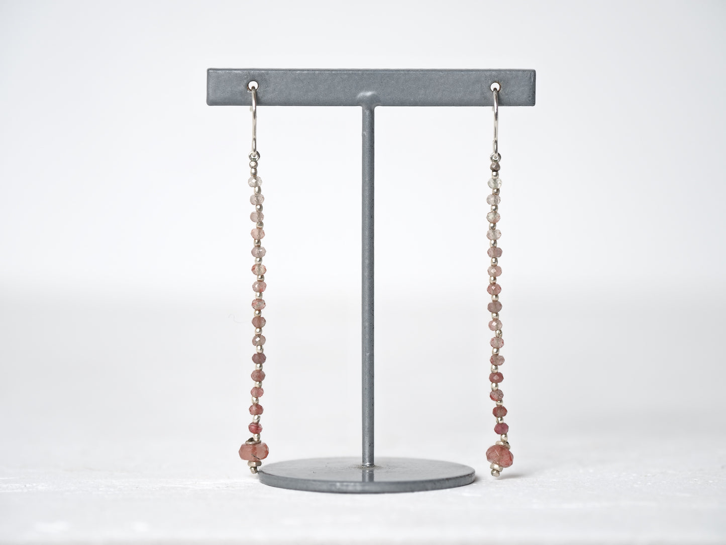 -Andesine & silver- hooks