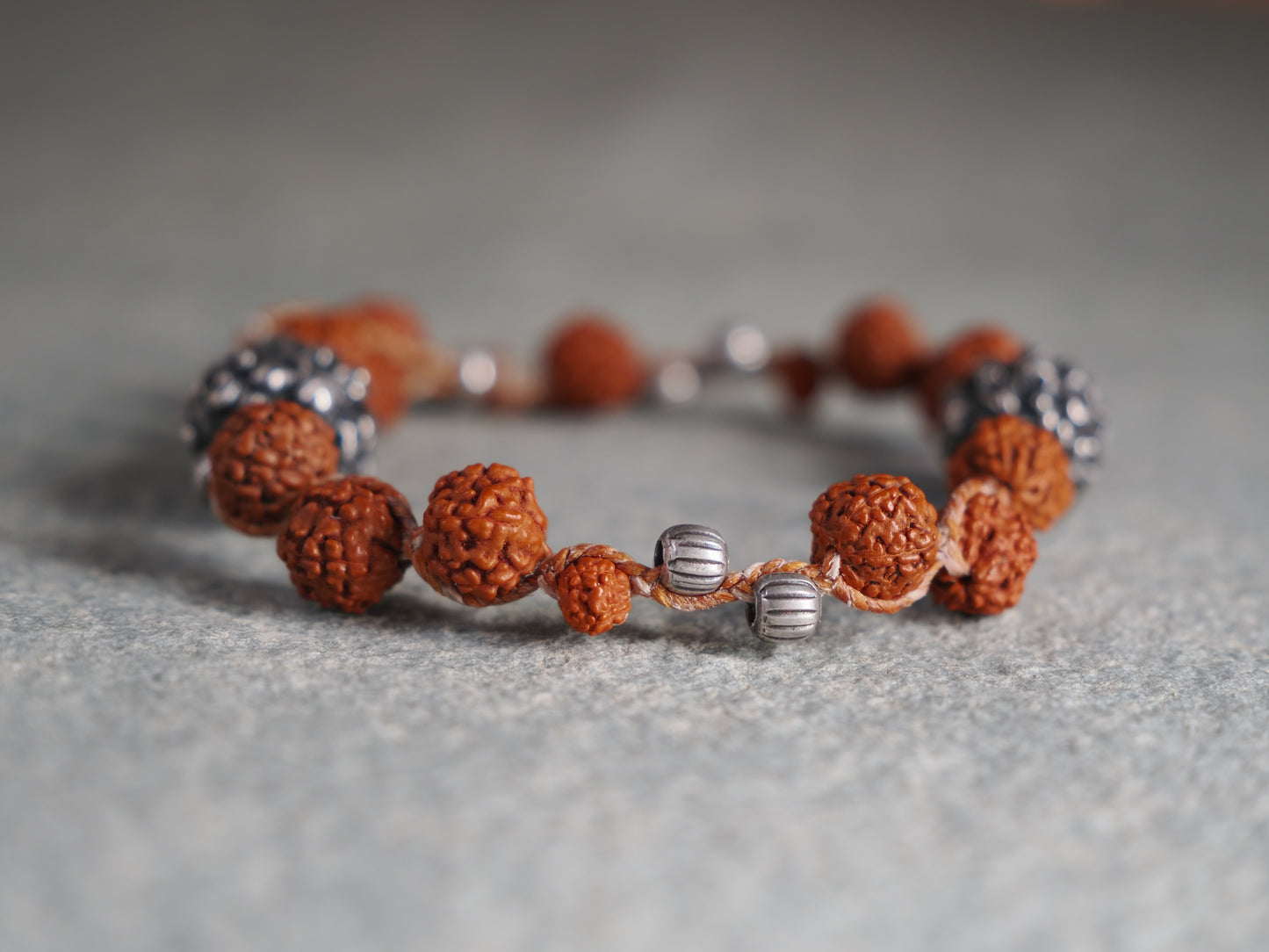 -Rudraksha・India silver- braid