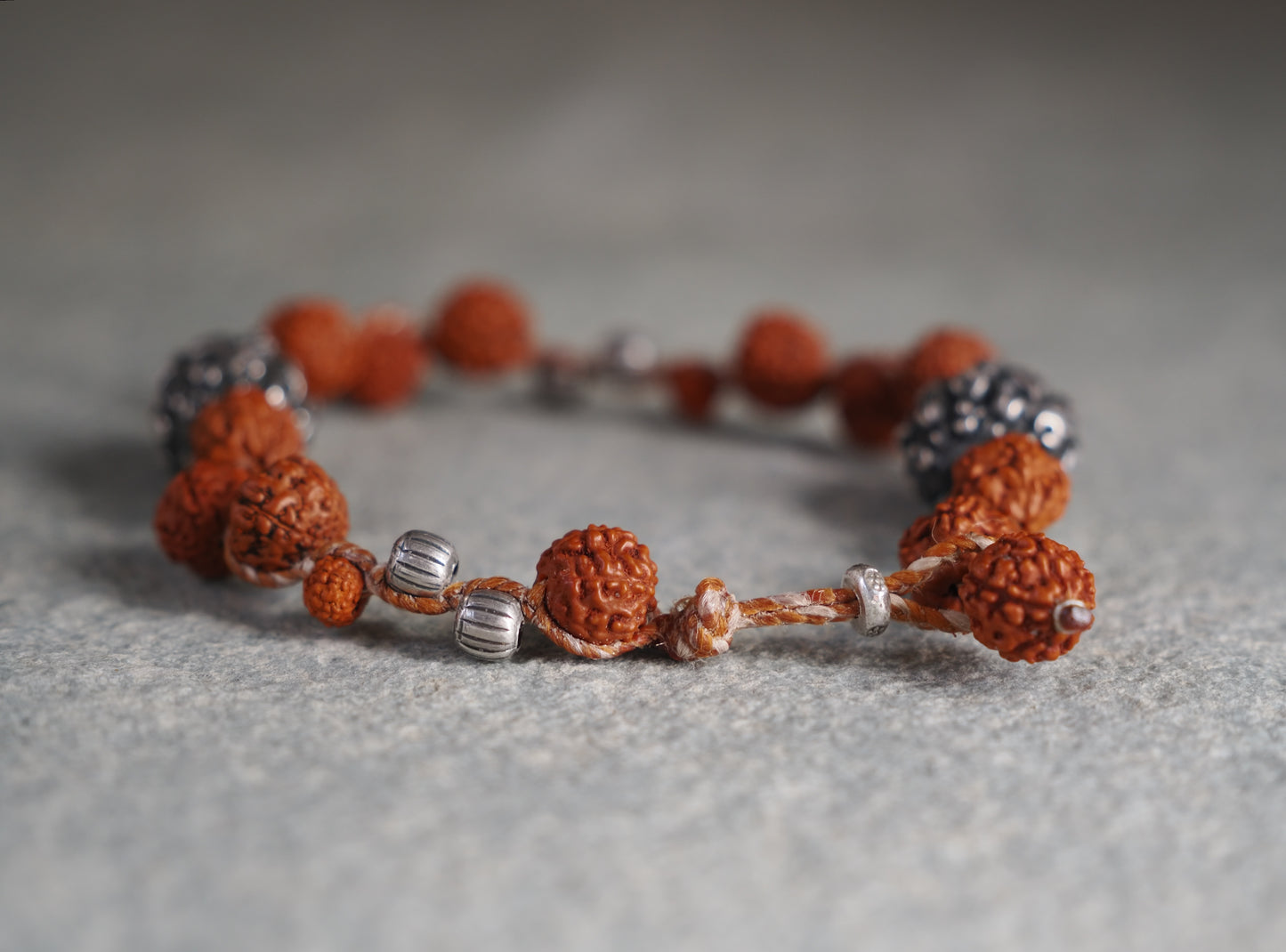 -Rudraksha・India silver- braid
