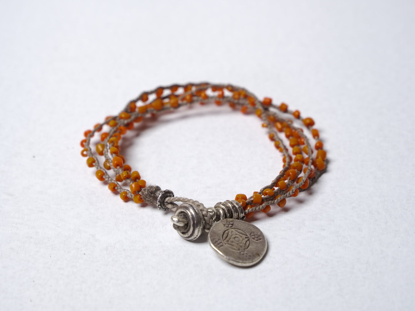 -Bonda beads- '4line' braid