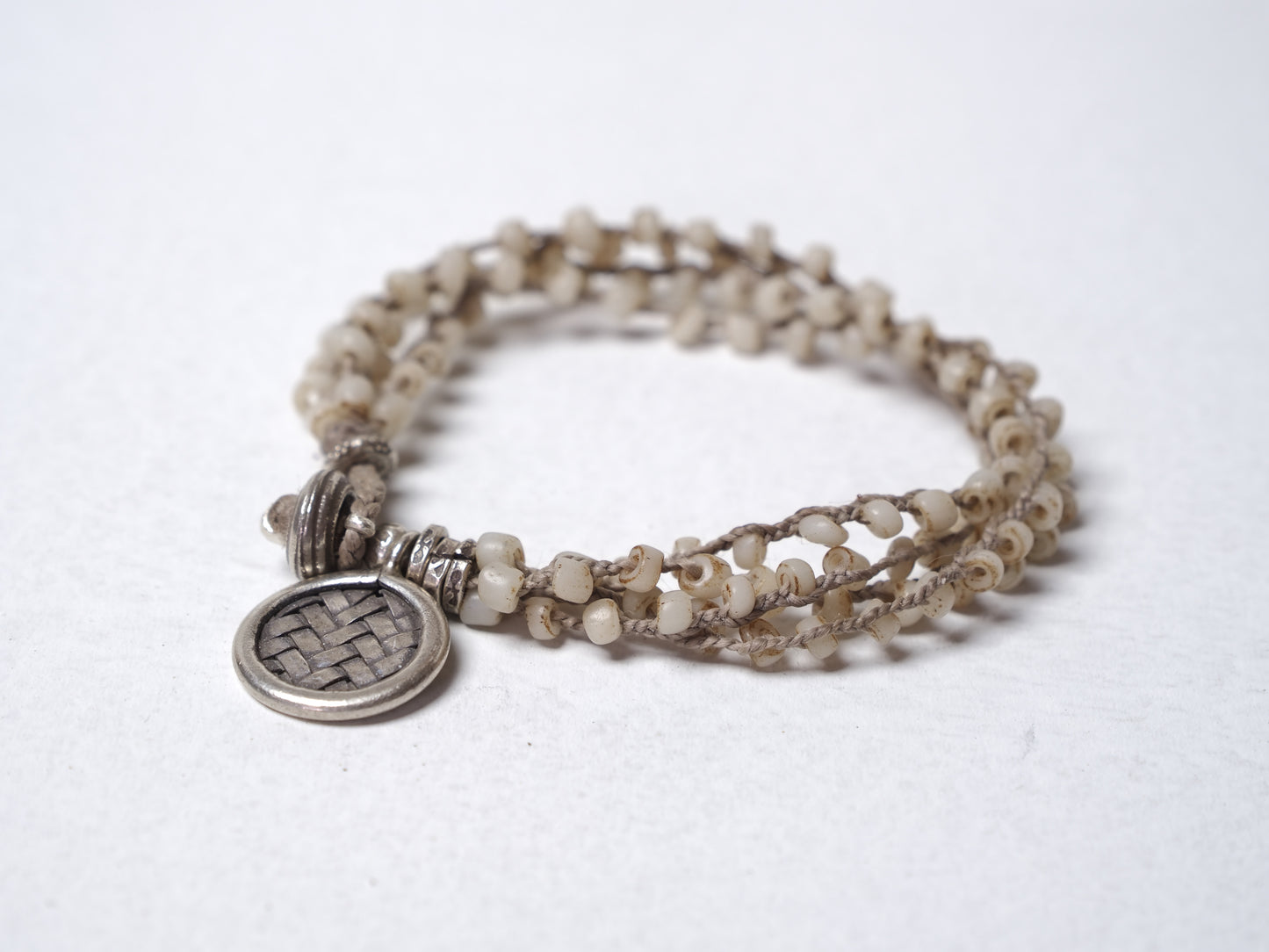 -Bonda beads- '4line' braid