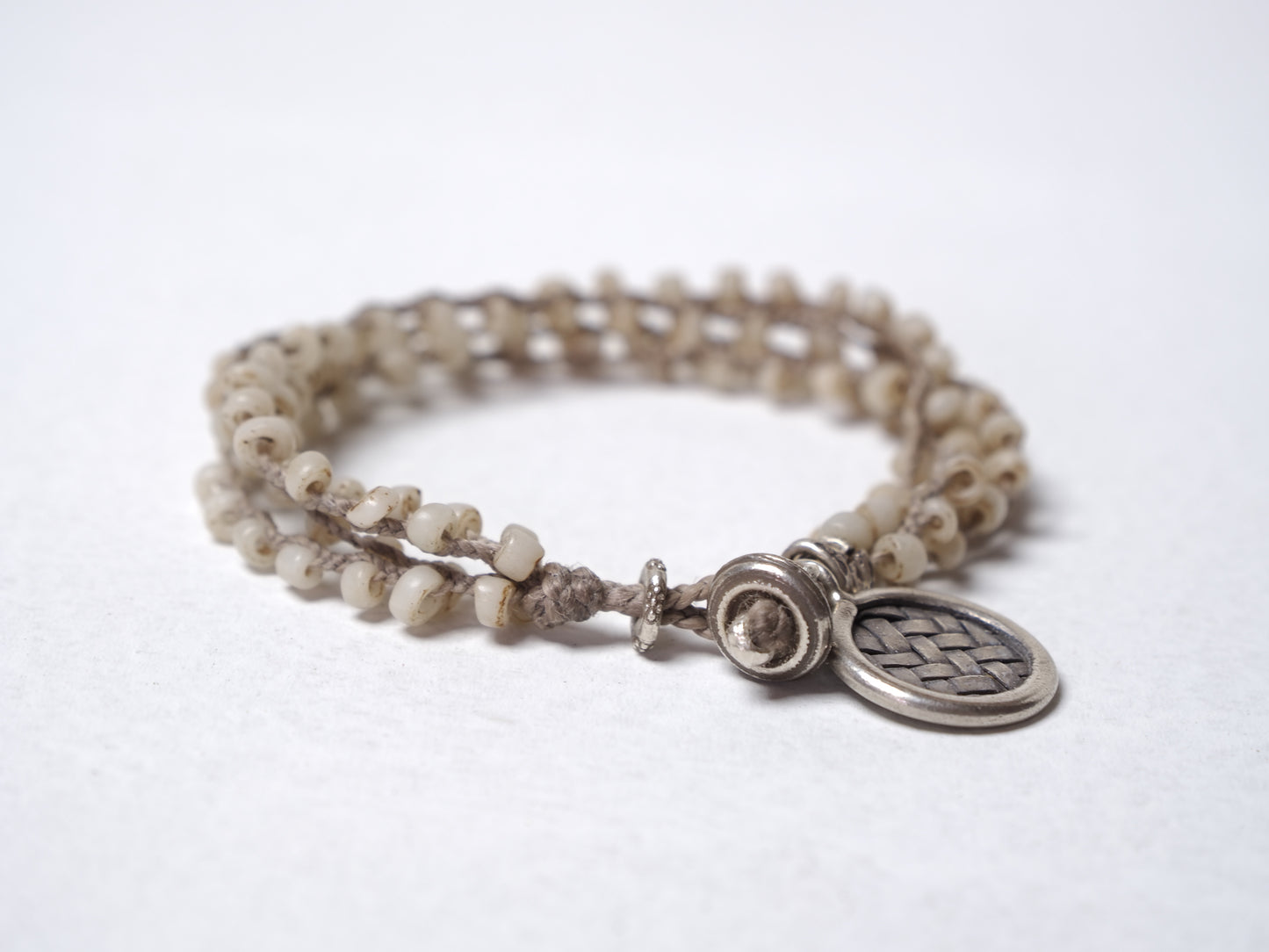 -Bonda beads- '4line' braid