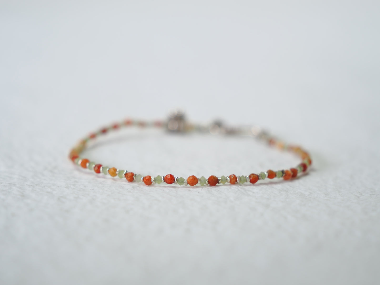 'sponge coral・jade・silver'