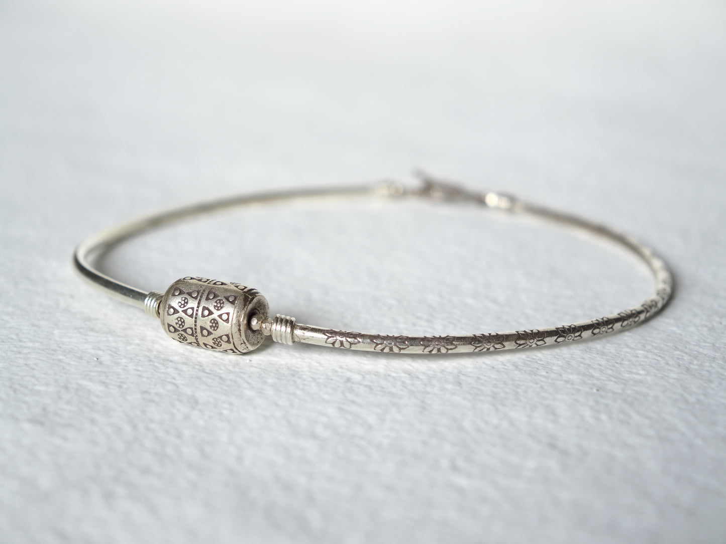 -Karensilver- long tube choker