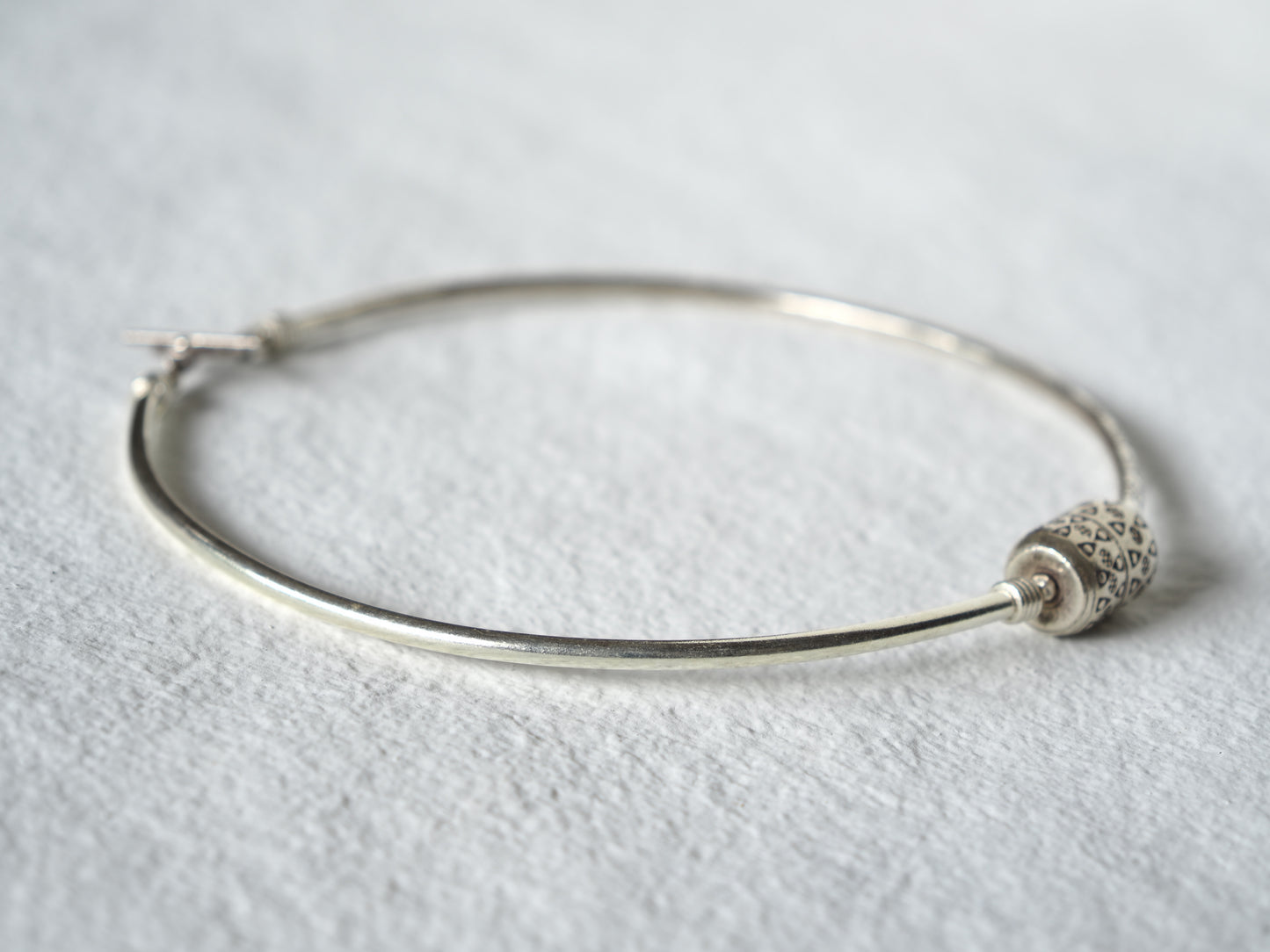 -Karensilver- long tube choker