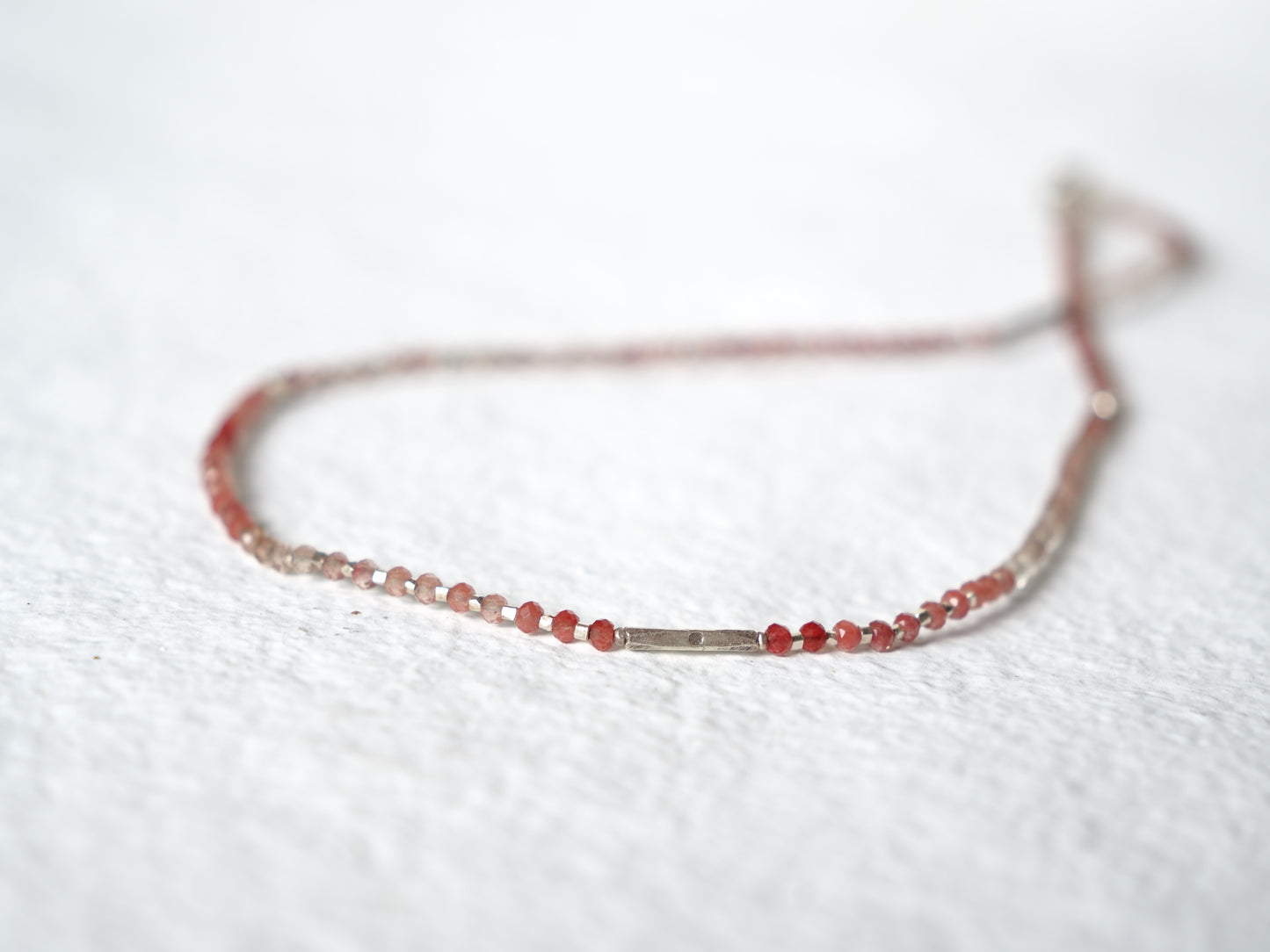 'andesine・silver' choker