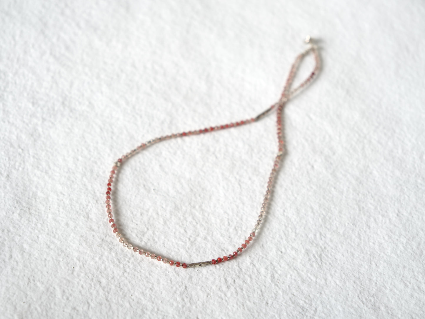 'andesine・silver' choker