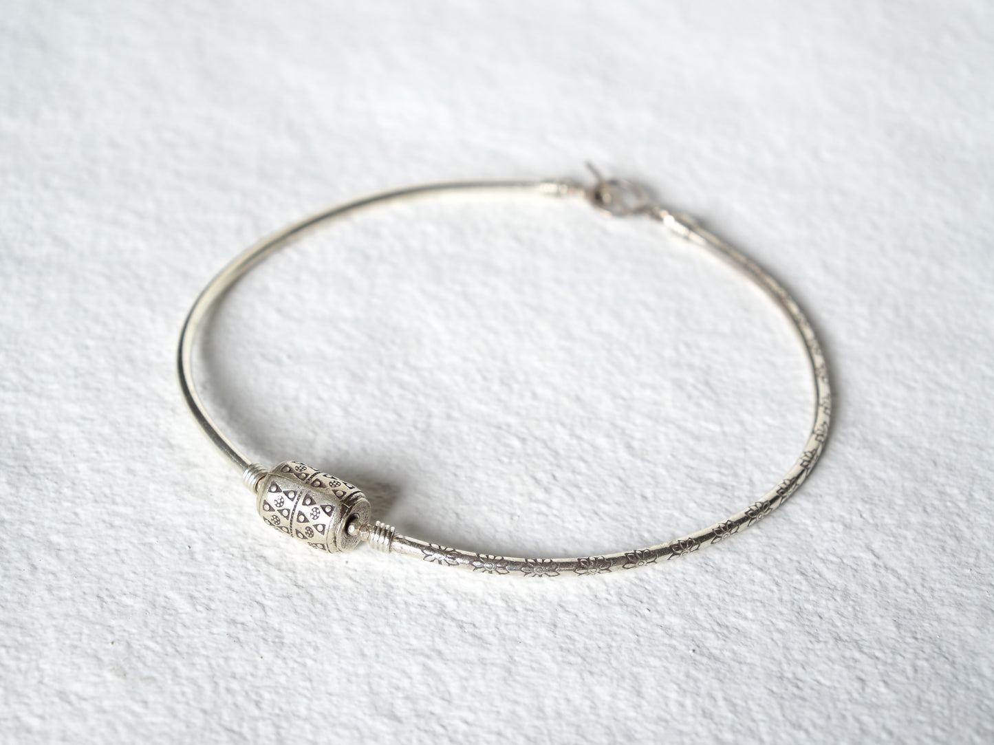 -Karensilver- long tube choker