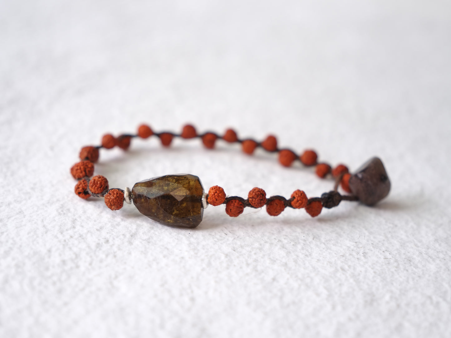 -Tourmaline・rudrakusha- braid