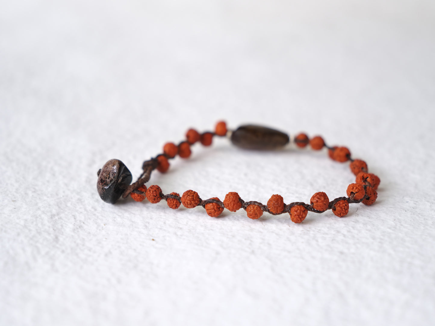 -Tourmaline・rudrakusha- braid