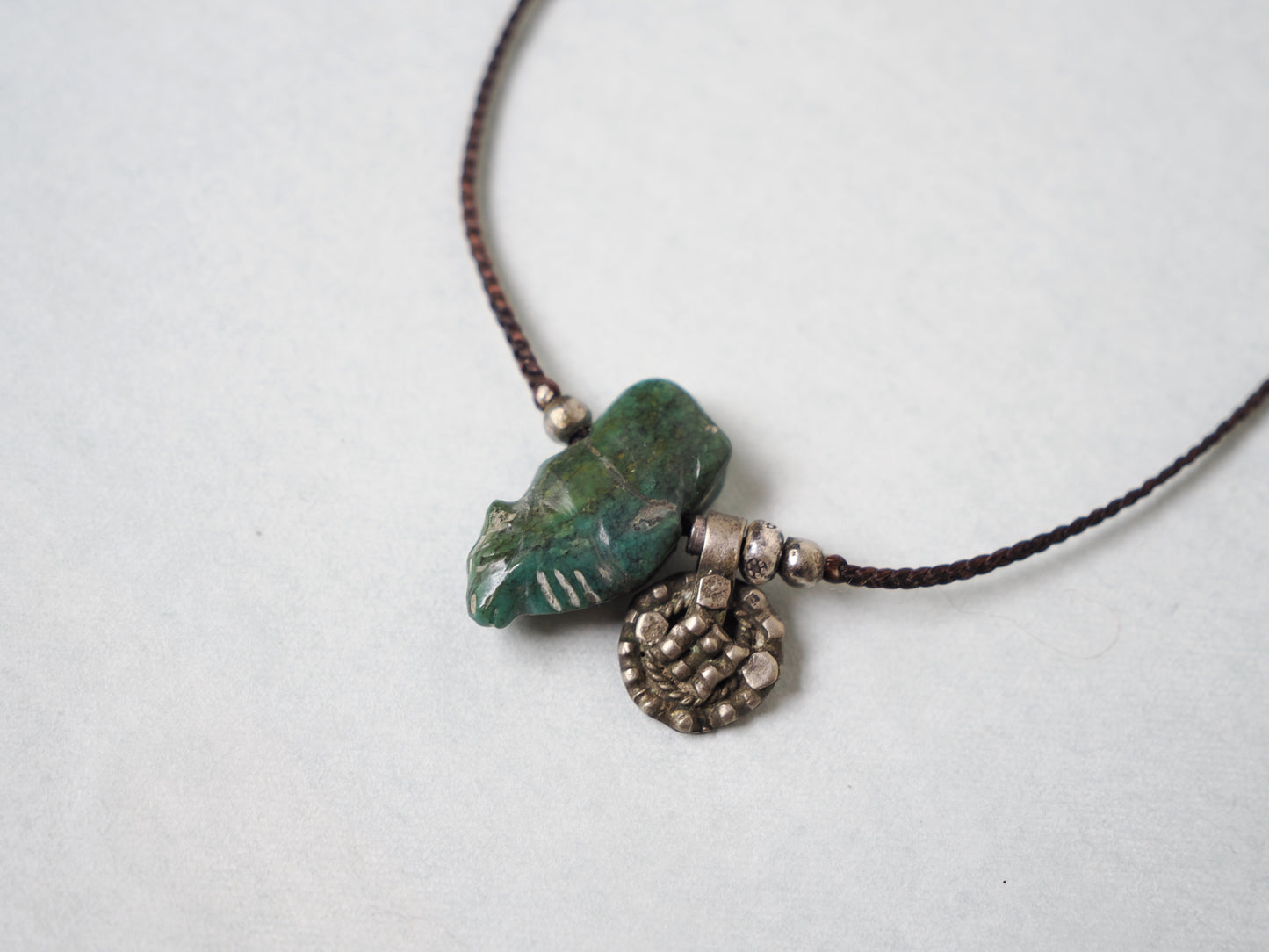 -Animal turquoise- code pendant