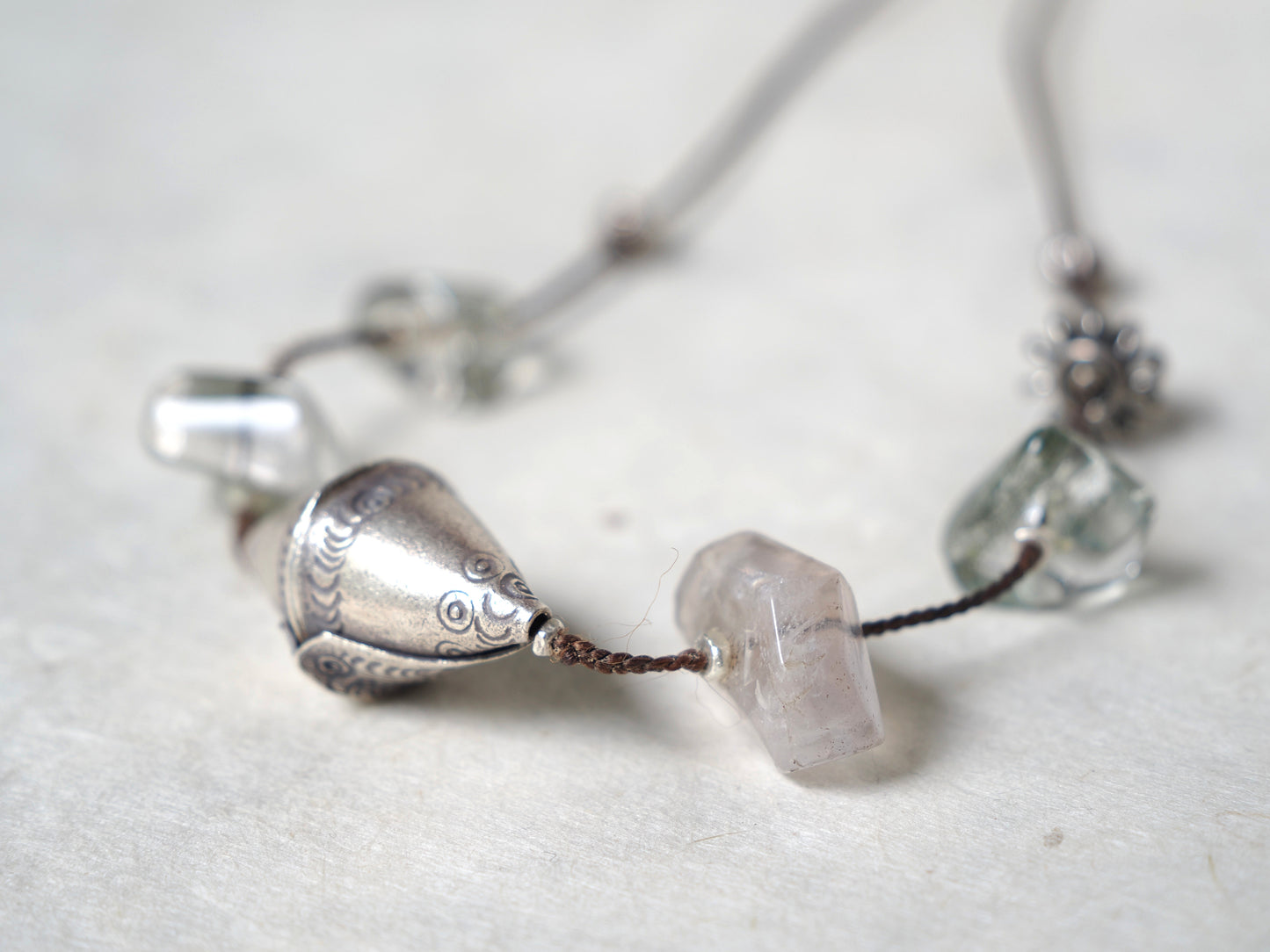 -Moss quartz・Karensilver- code