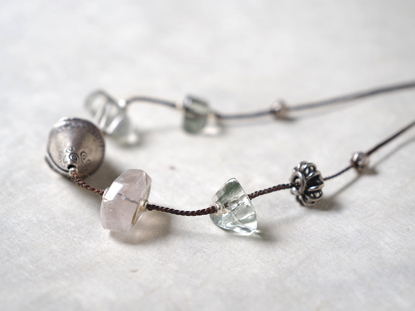 -Moss quartz・Karensilver- code