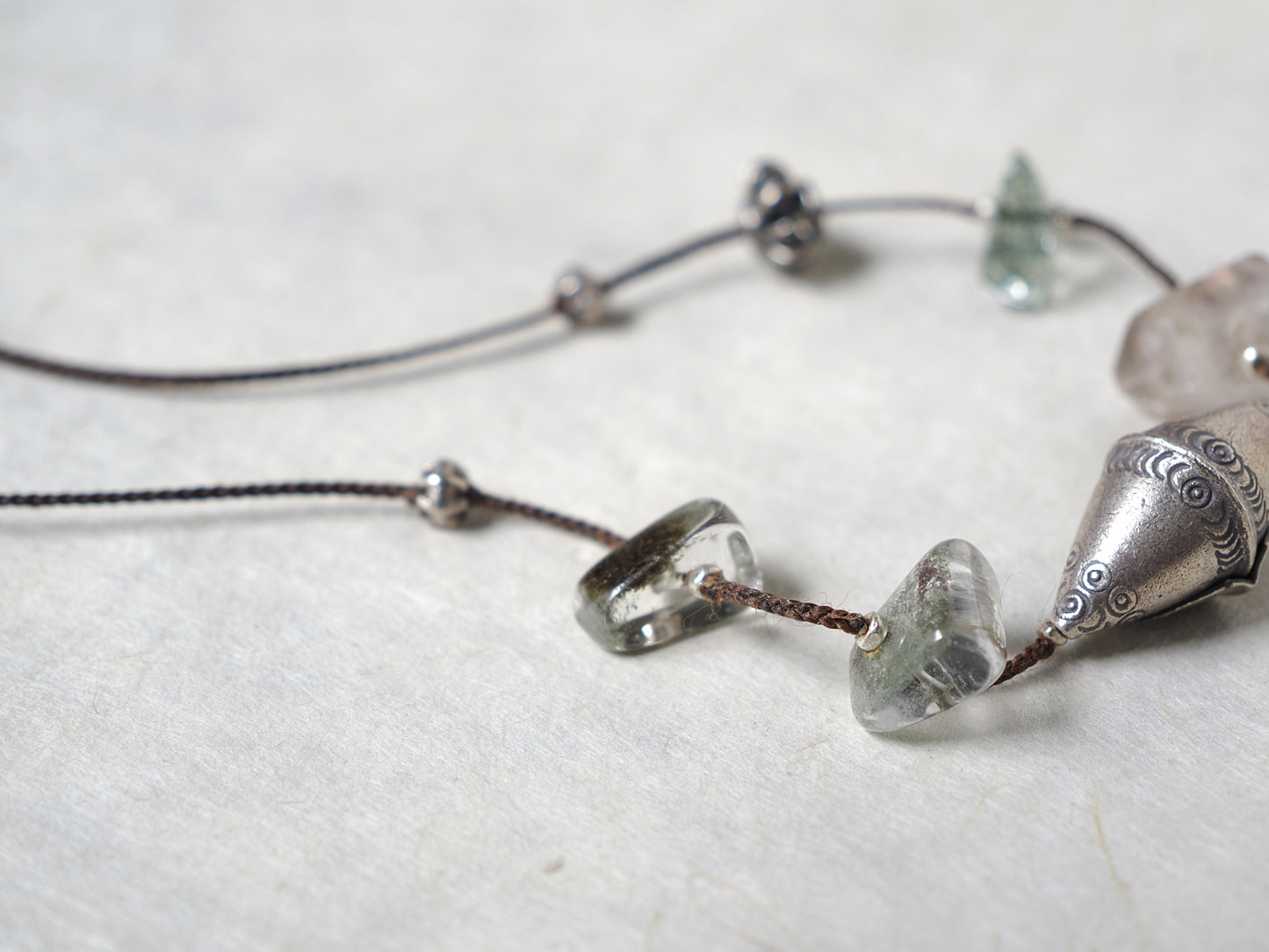 -Moss quartz・Karensilver- code