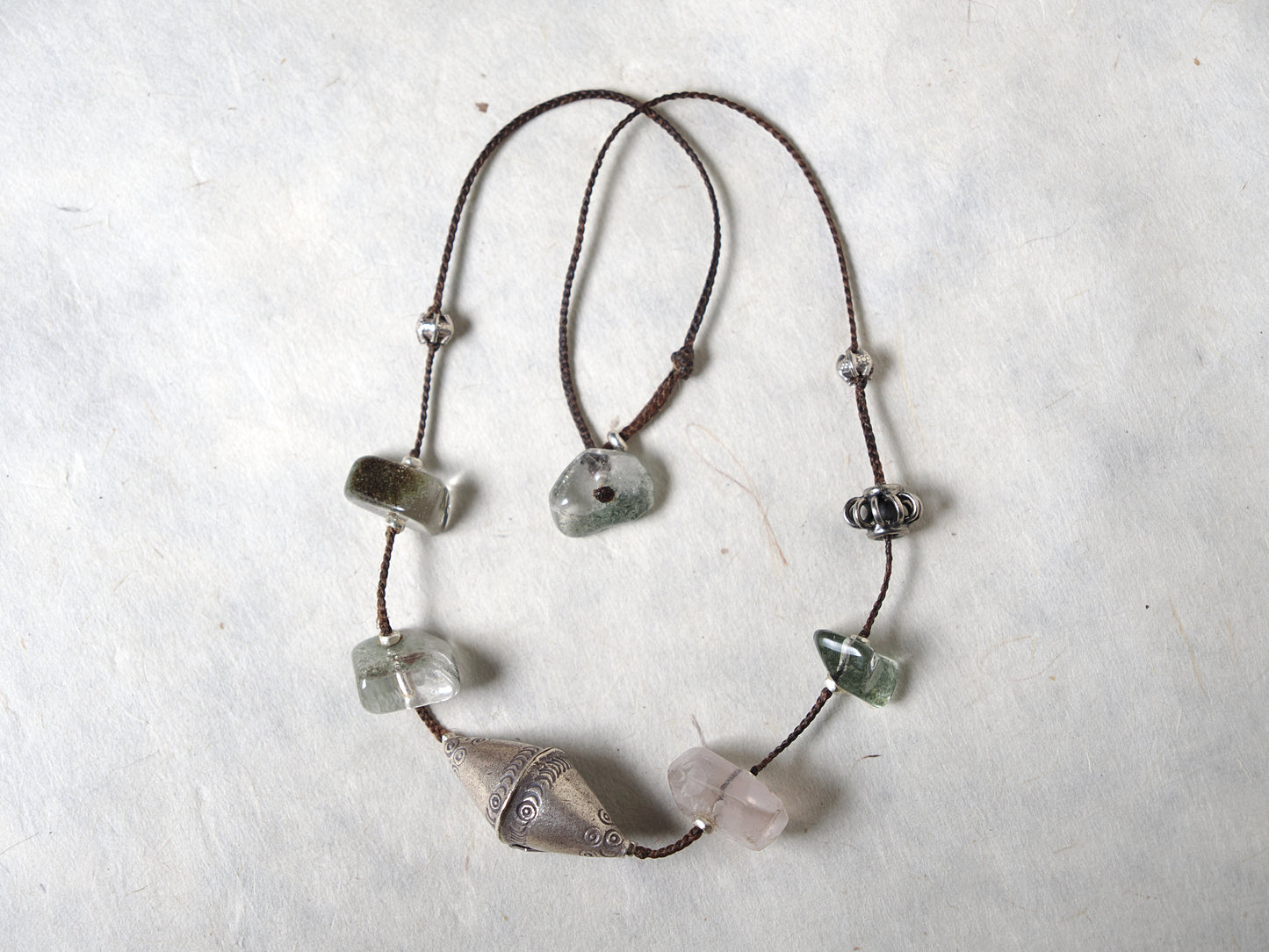 -Moss quartz・Karensilver- code