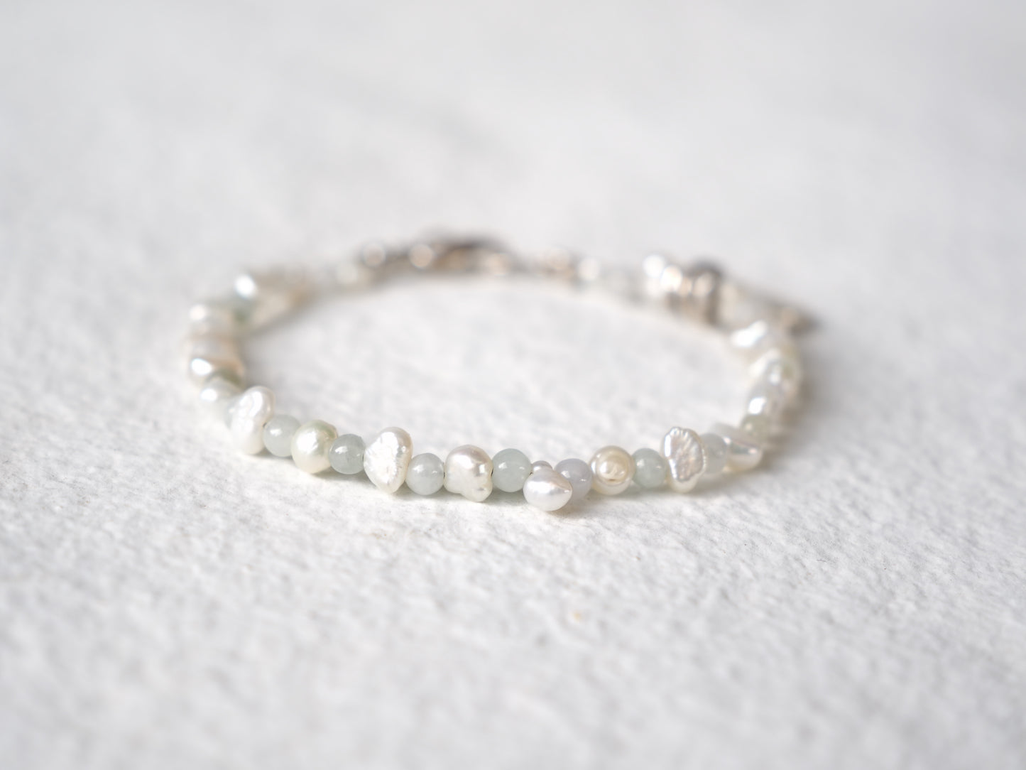 -Jade・Pearl- bracelet