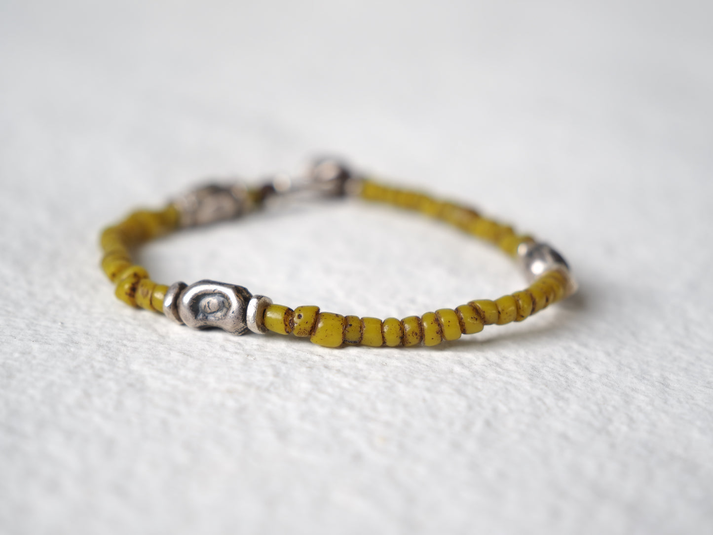 -Bonda beads 'yellow'- bracelet