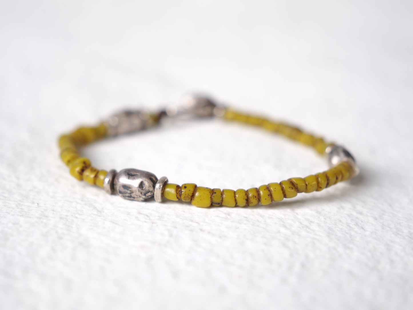 -Bonda beads 'yellow'- bracelet