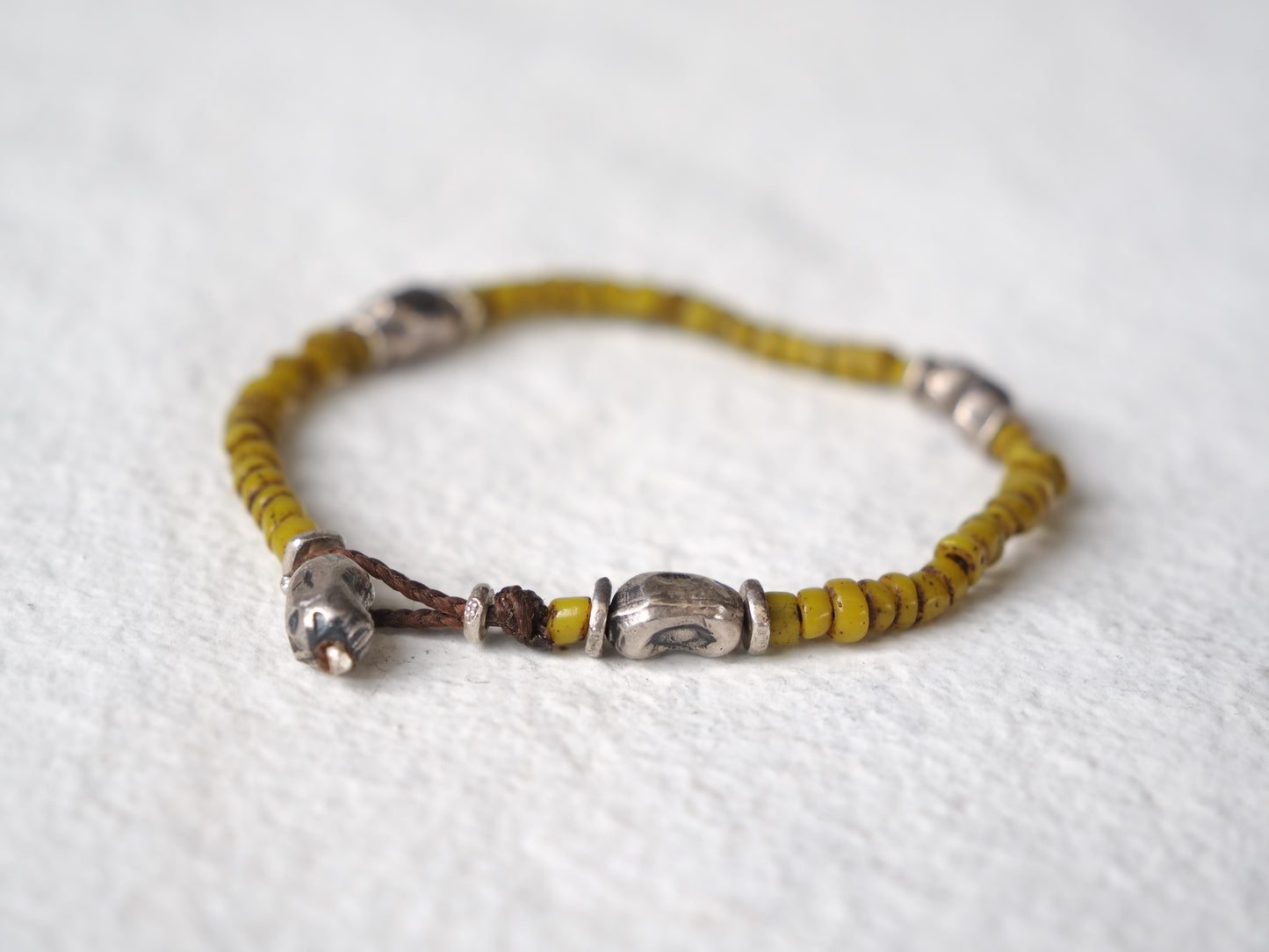 -Bonda beads 'yellow'- bracelet