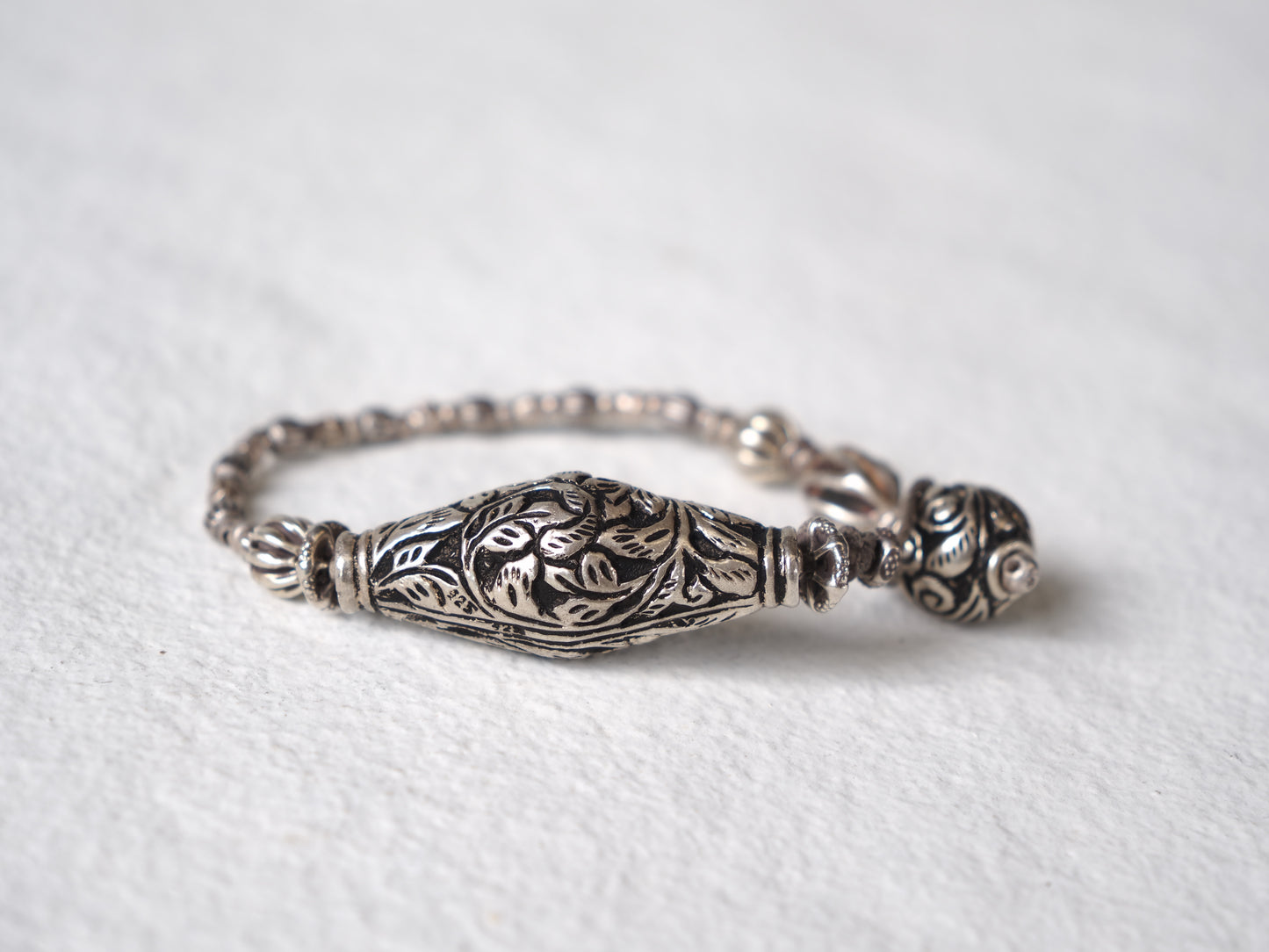 -India・Karen- silver bracelet