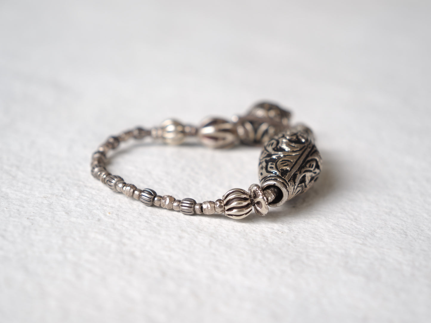 -India・Karen- silver bracelet
