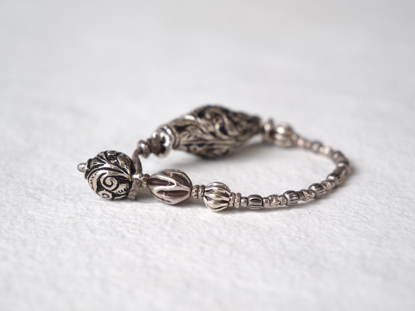-India・Karen- silver bracelet