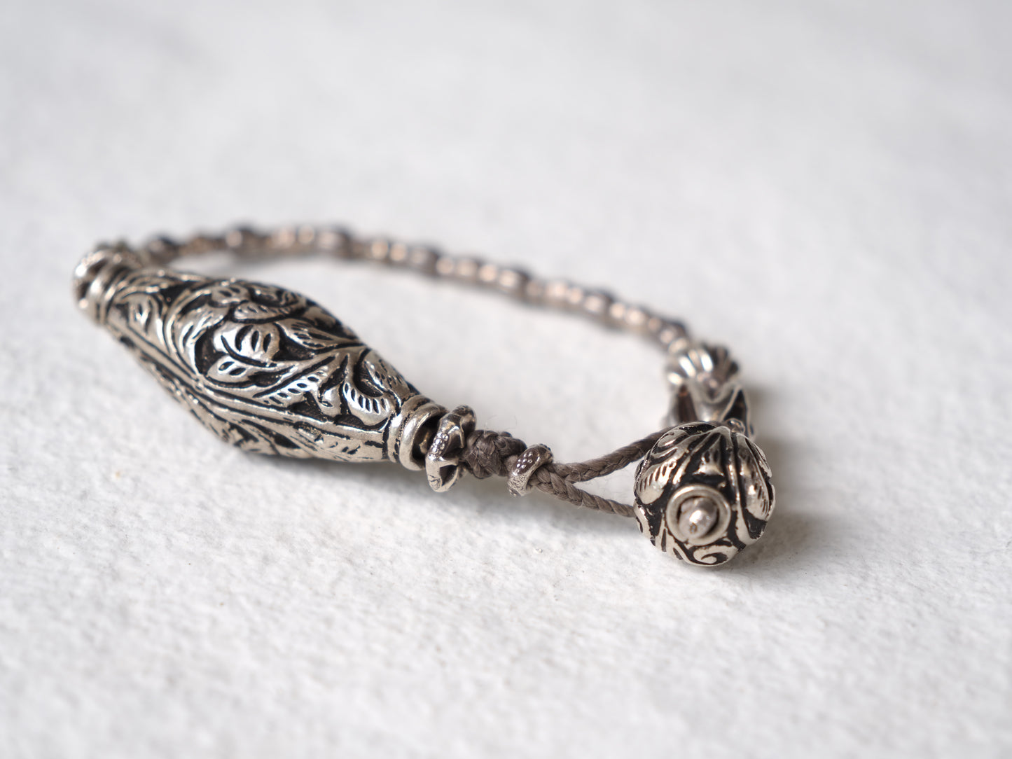 -India・Karen- silver bracelet