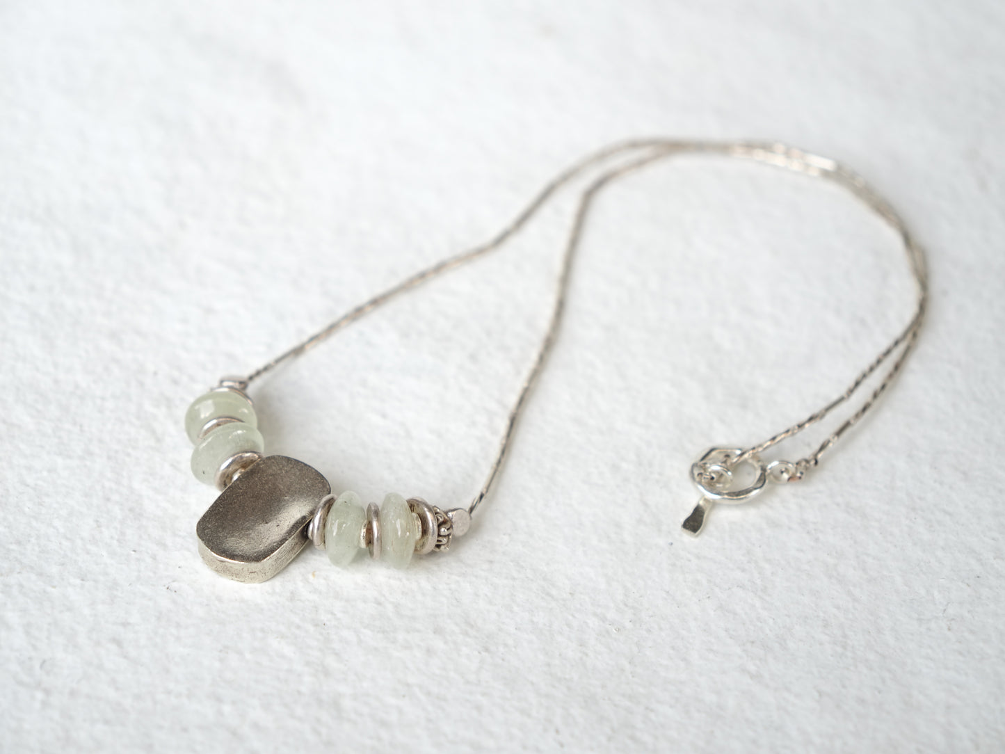 -Karensilver・Libyan grass- silver necklace