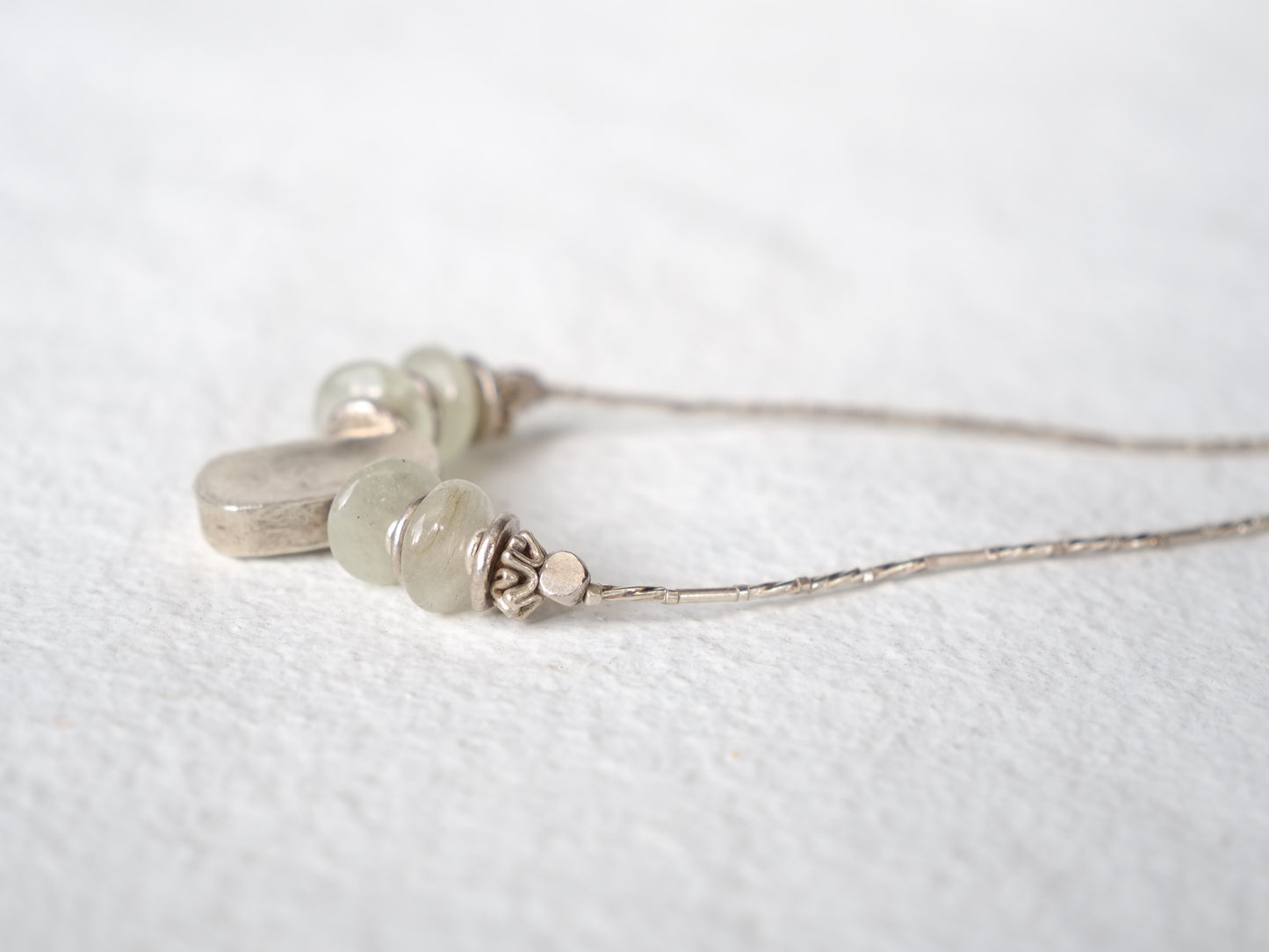-Karensilver・Libyan grass- silver necklace