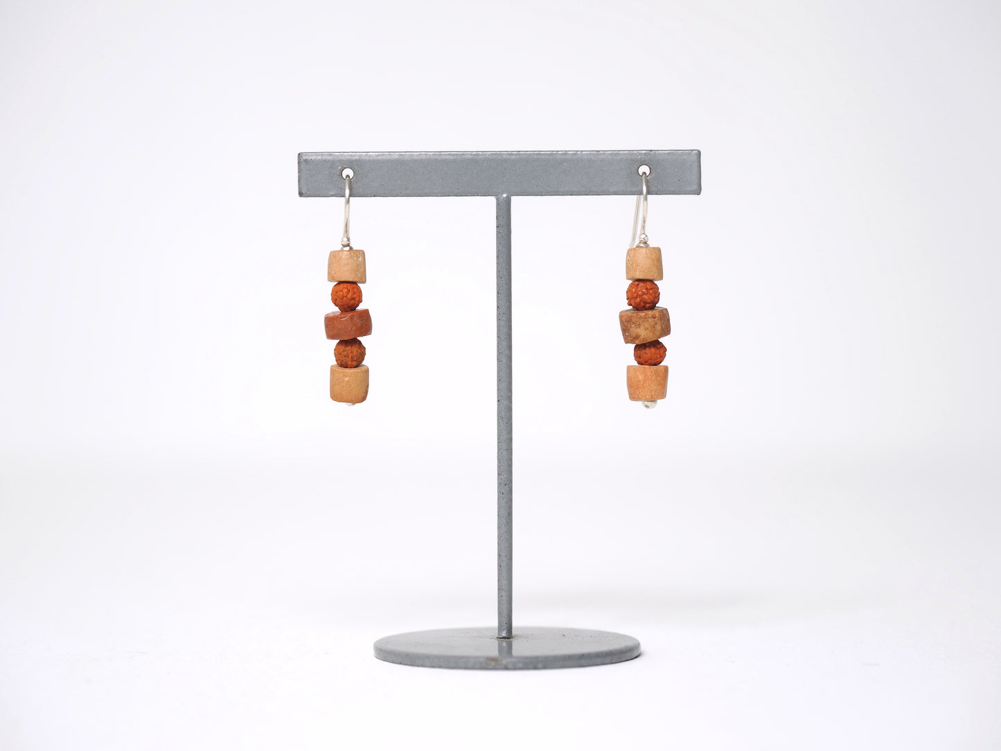 -Crey beads・Rudraksha-  hooks