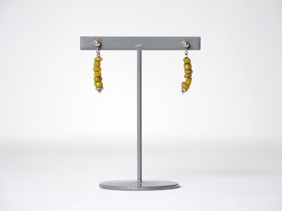 -Bonda beads 'yellow'- studs