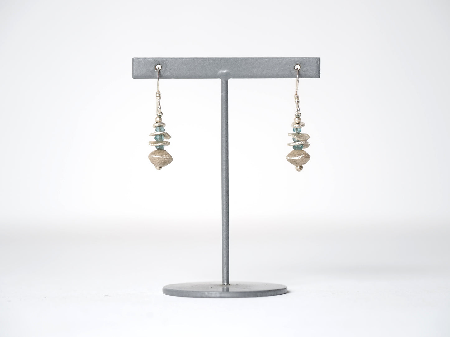 -Karensilver・Aquamarine- hooks
