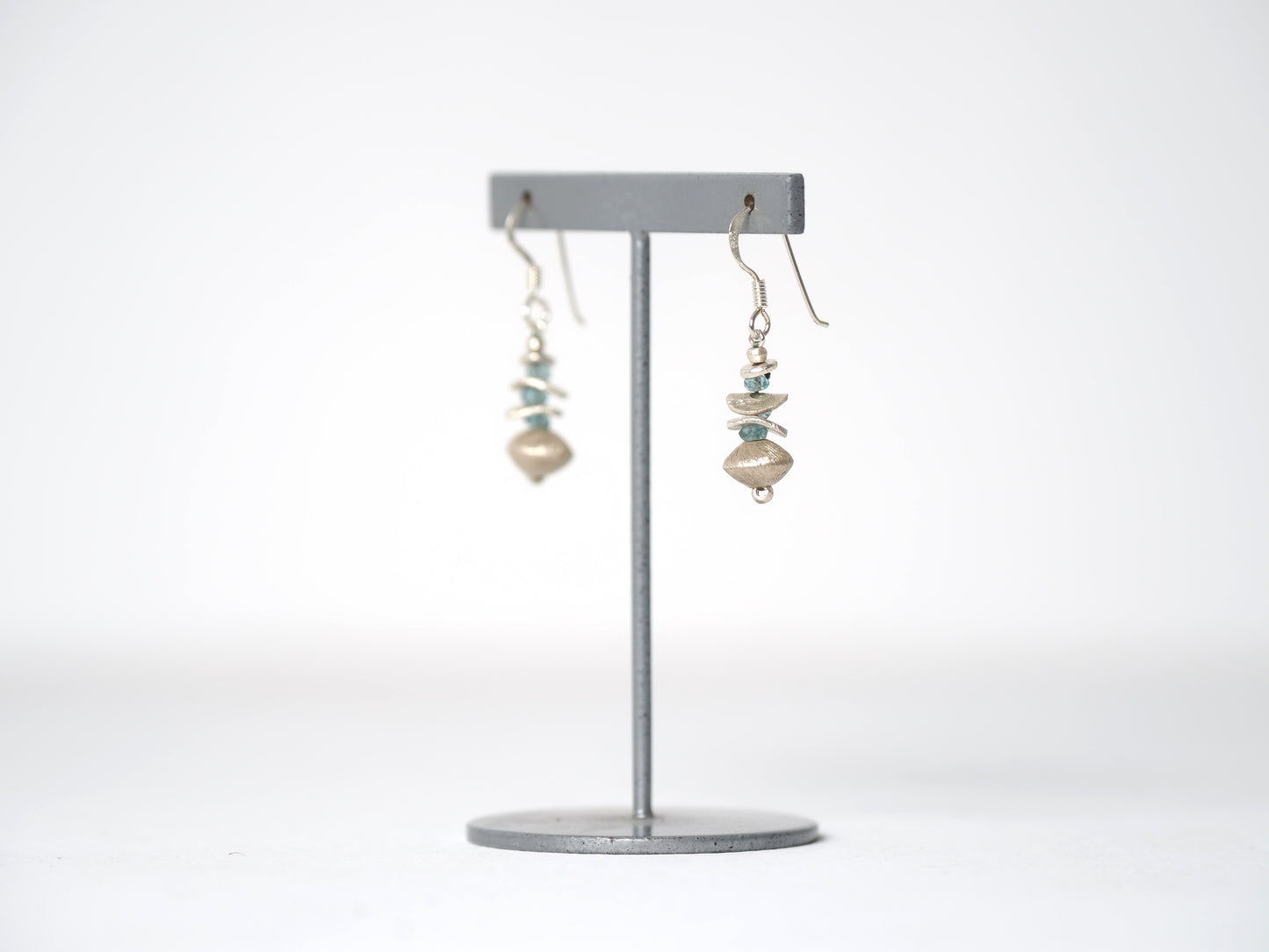 -Karensilver・Aquamarine- hooks