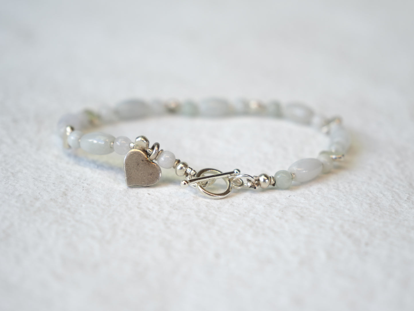 -Jade・silver- bracelet