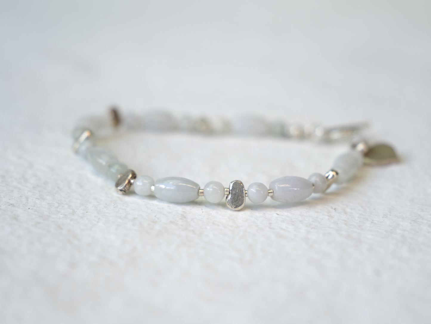 -Jade・silver- bracelet