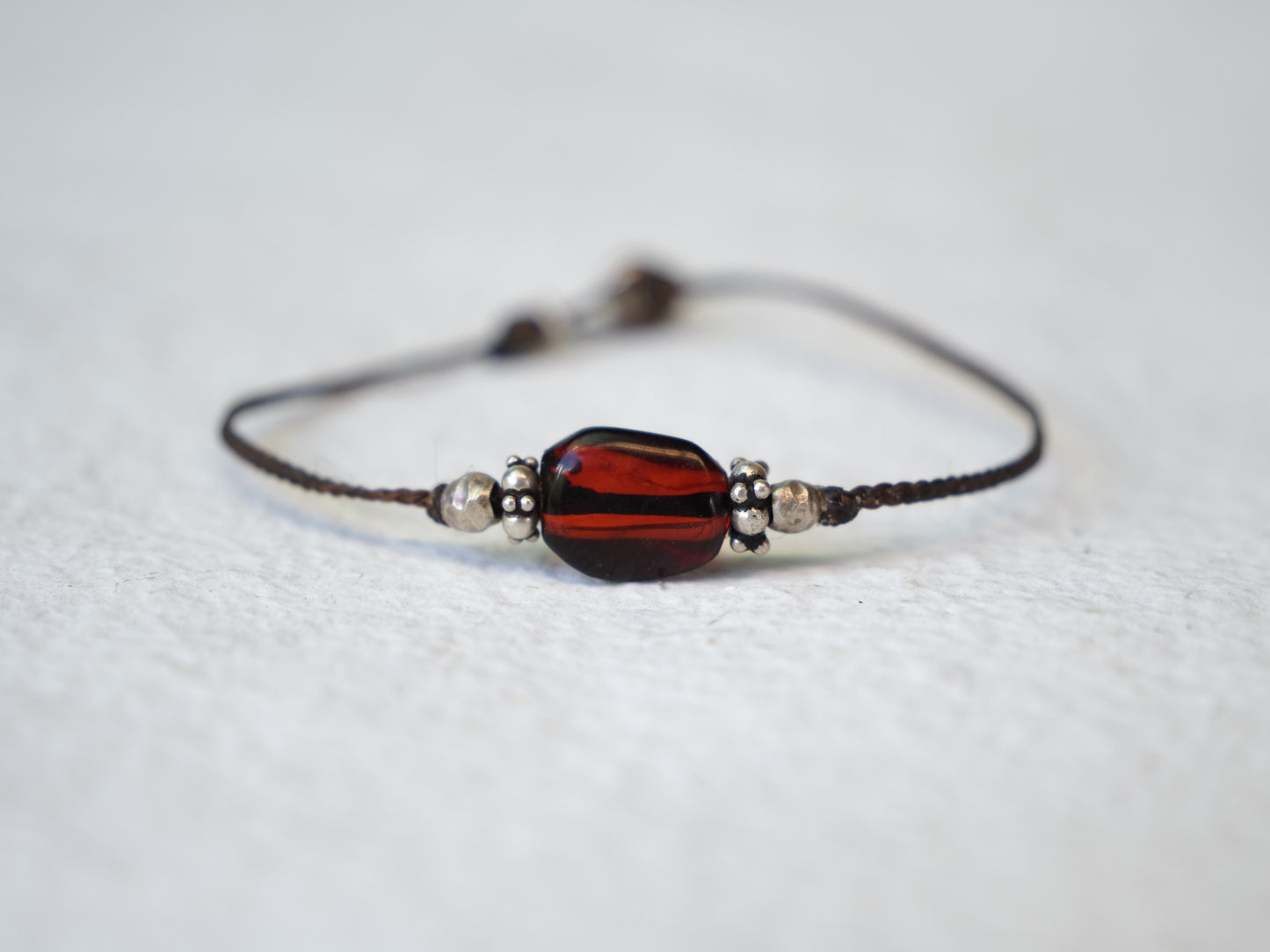 -Red amber- code bracelet