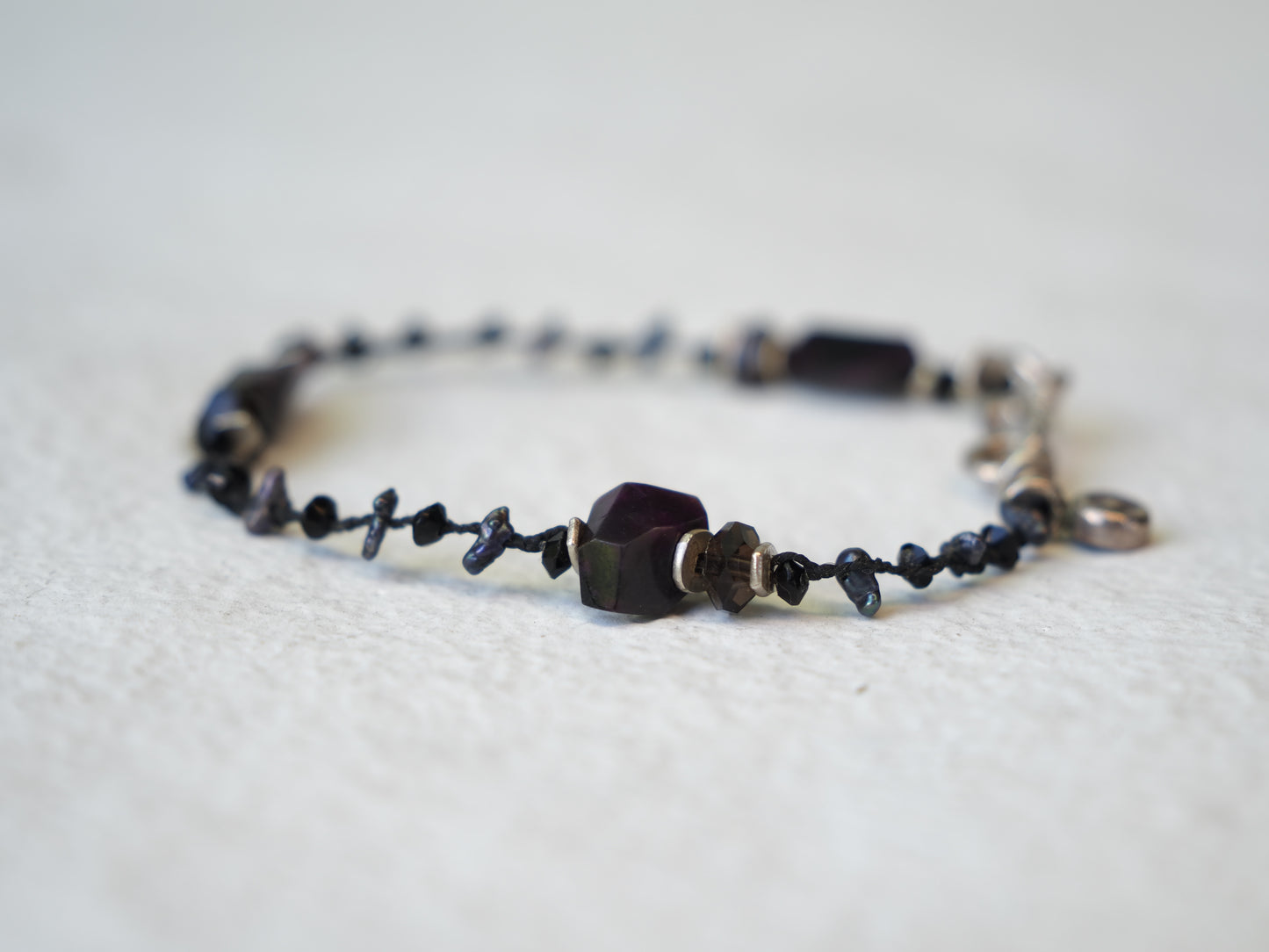-Sugilite- braid bracelet