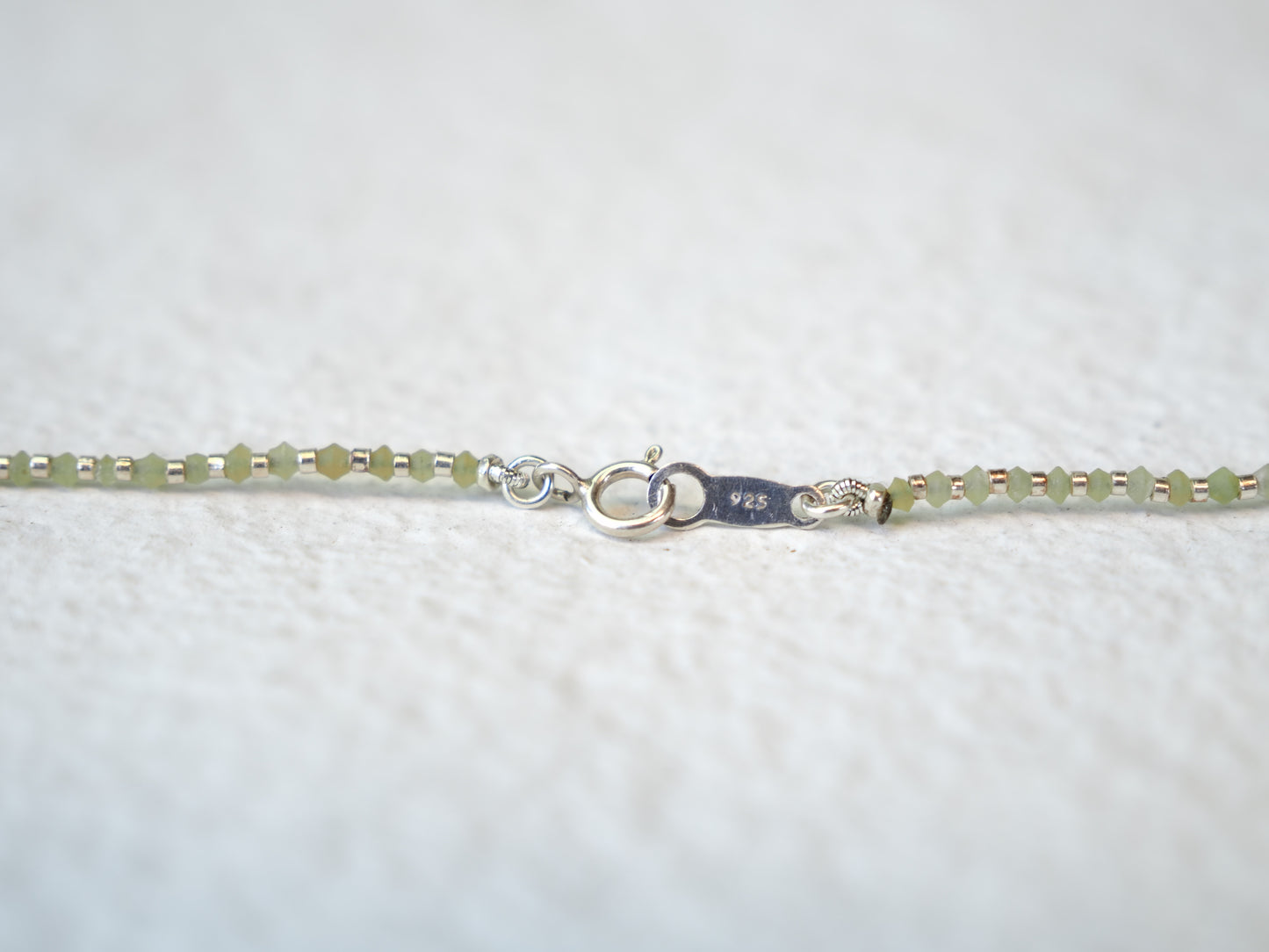 -Heart charm- 'beads line' pendant