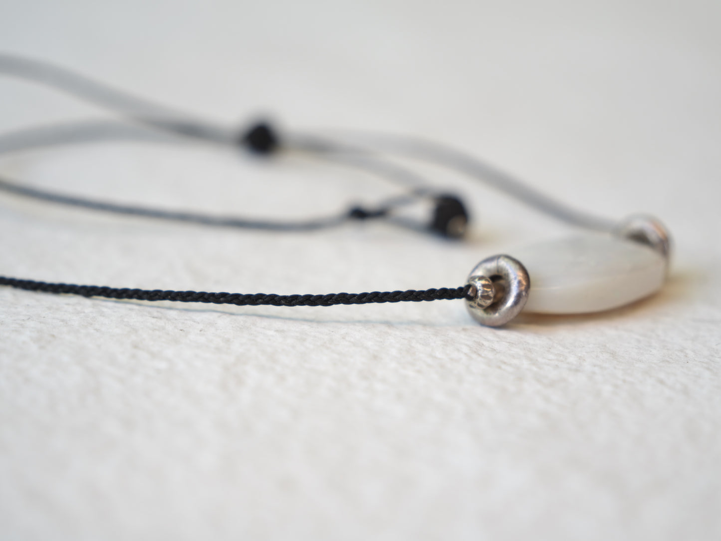 -Opal- code necklace *allergy free