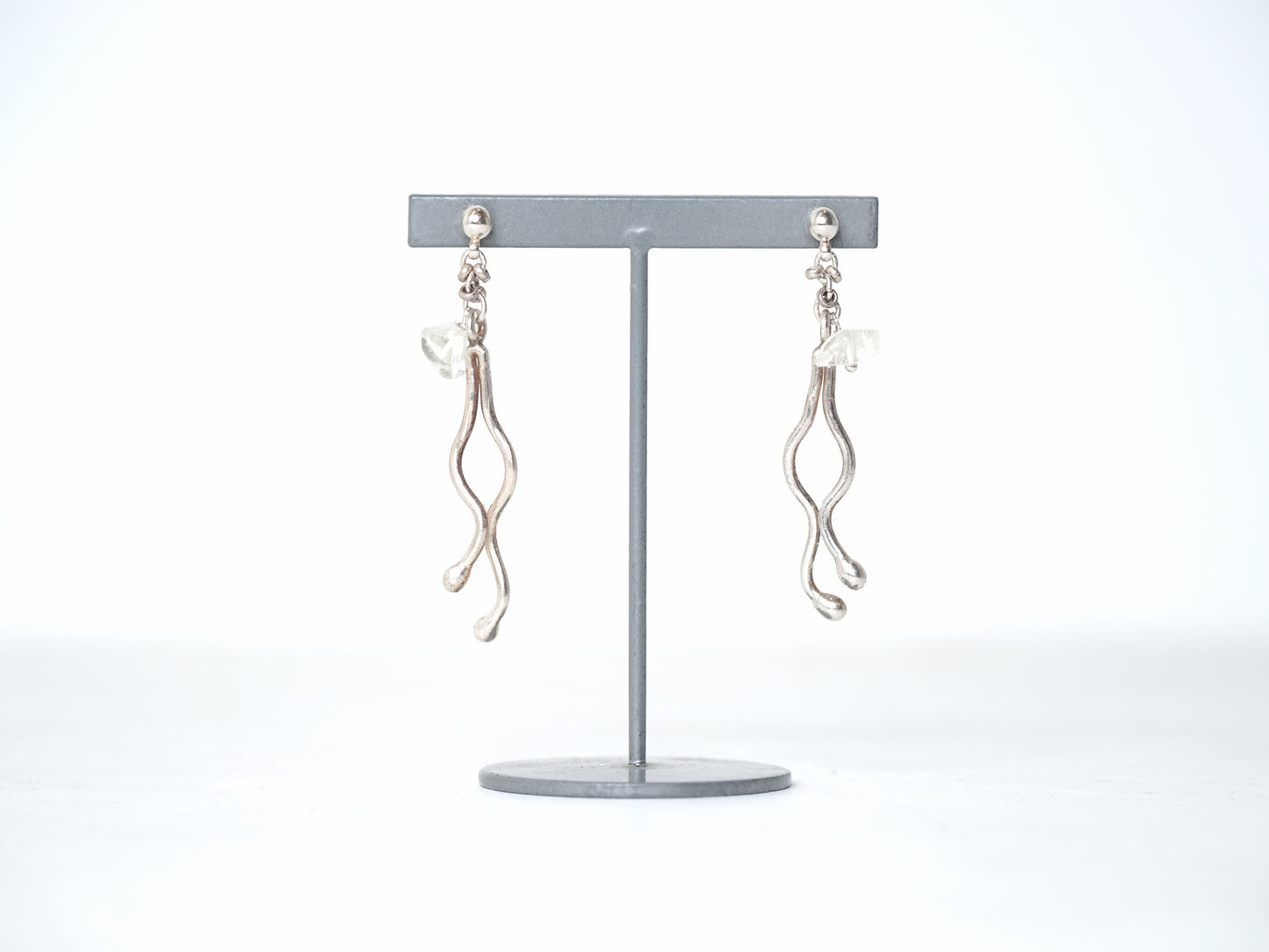 -Silver charm・Libyangrass- studs