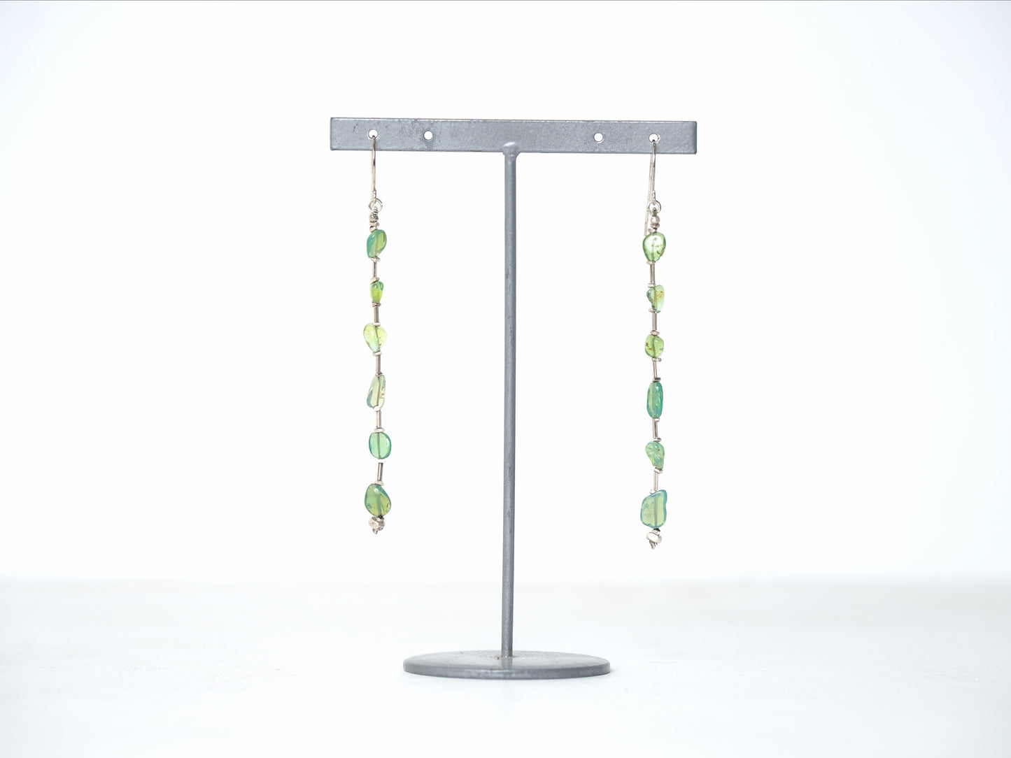 -green Opal- long hooks