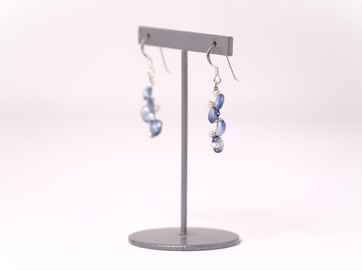 -Kyanite・pearl- hooks