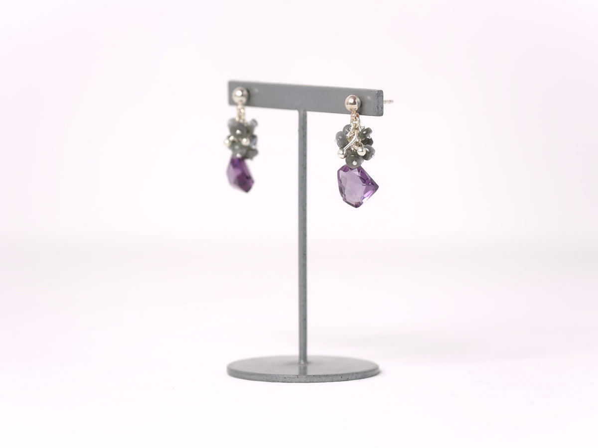 -Amethyst・Alexandrite- studs