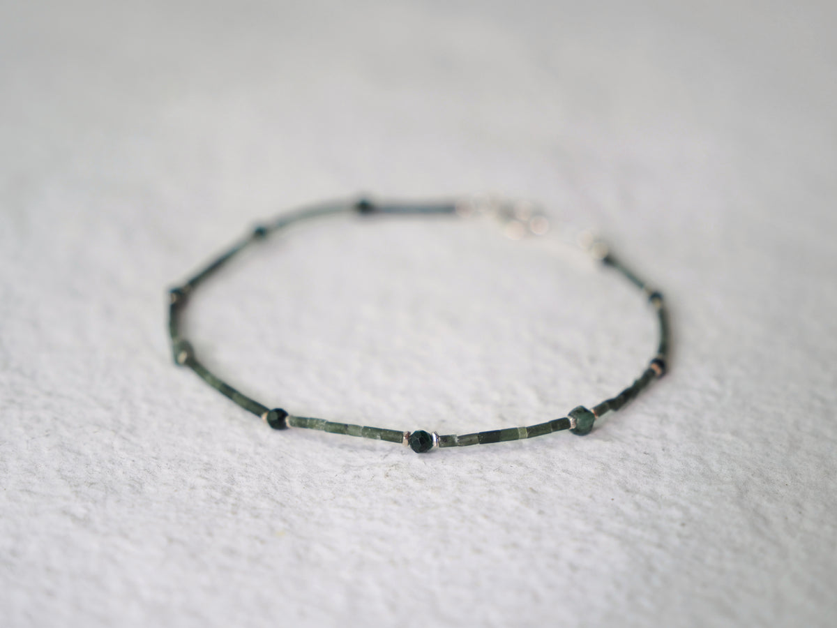 -emelard・malachite- jade bracelet