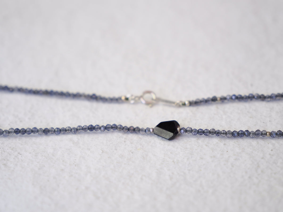 -Sugilite- iolite choker