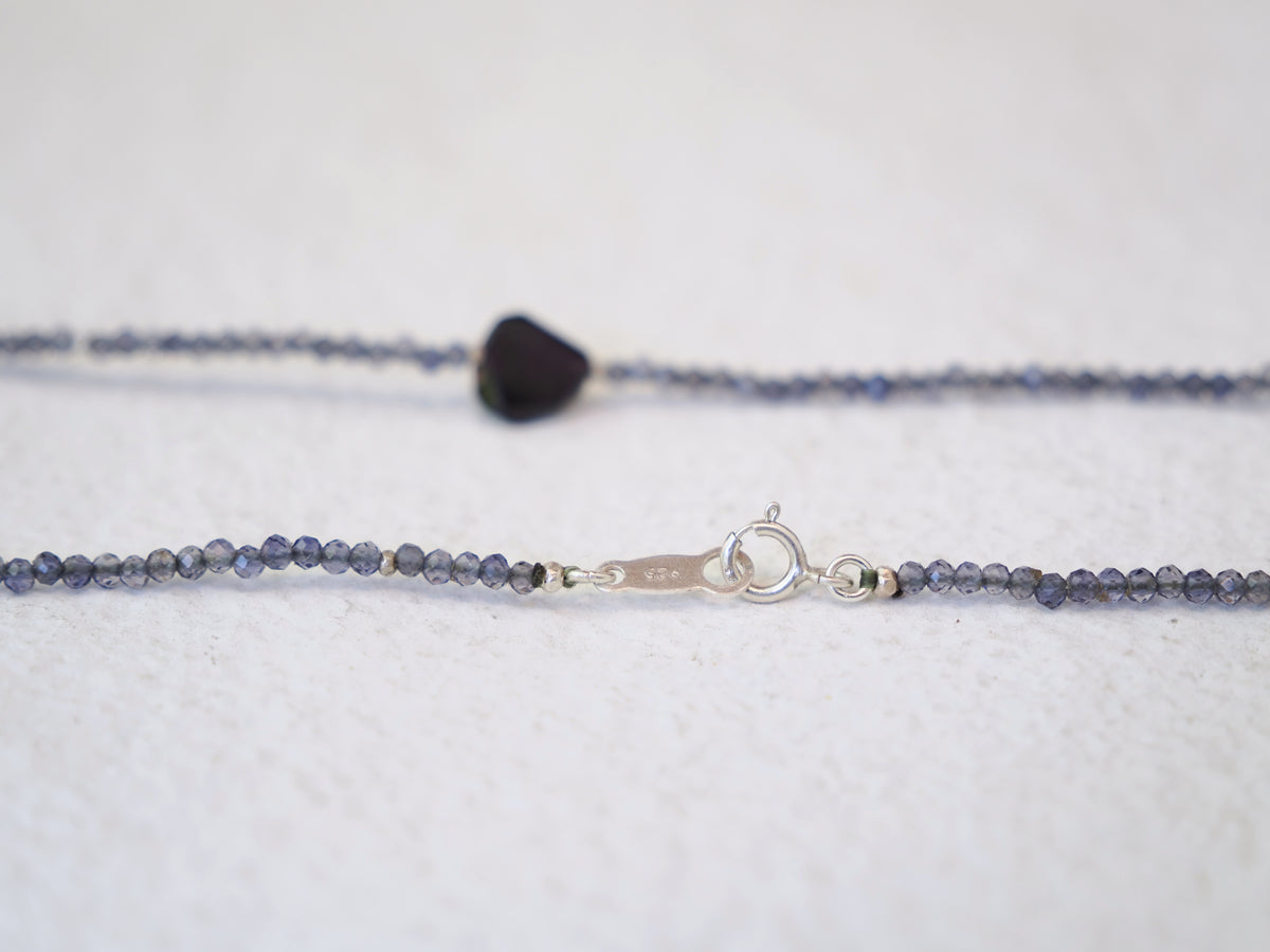 -Sugilite- iolite choker