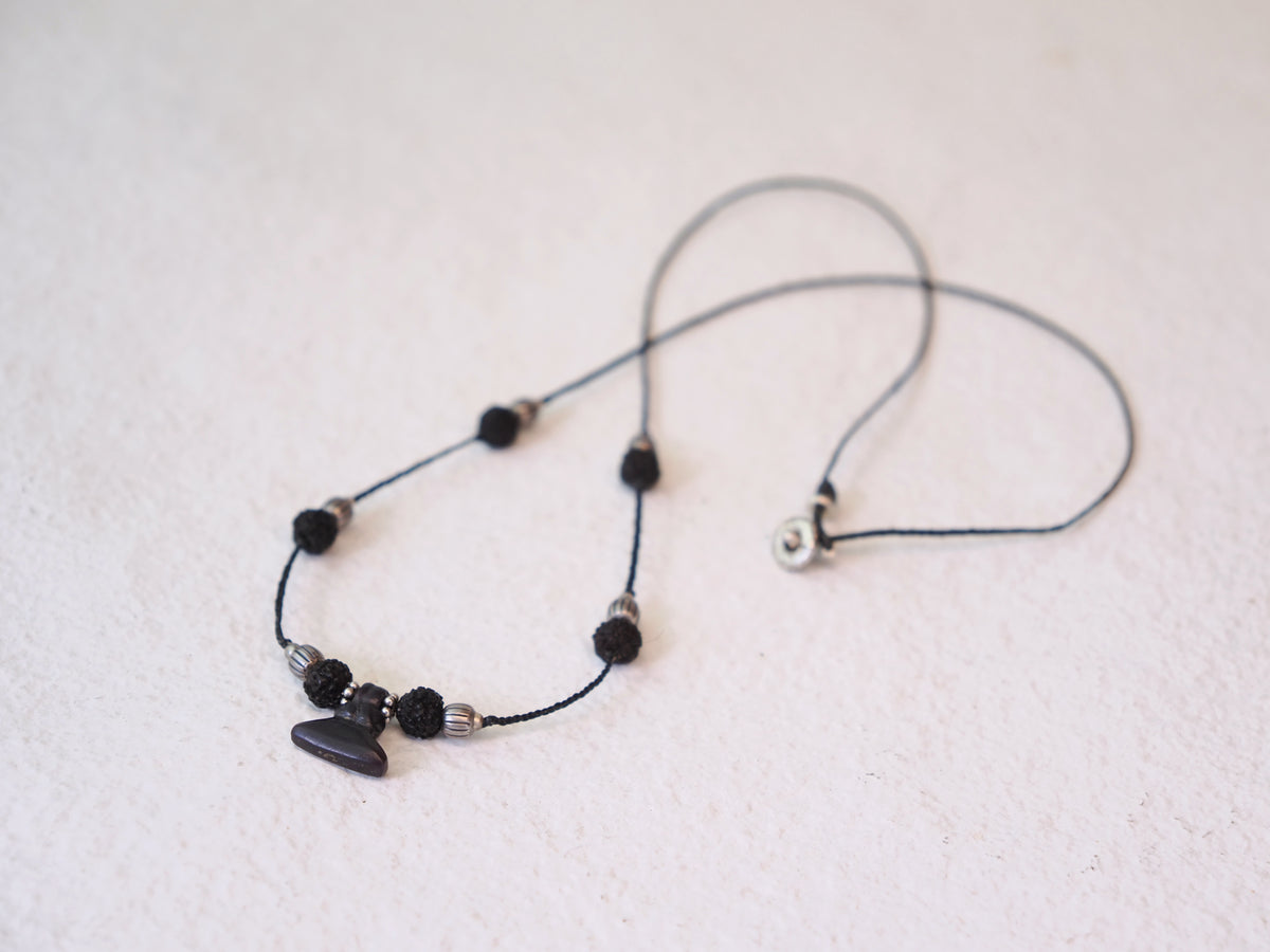-Afgan old garnet- code necklace