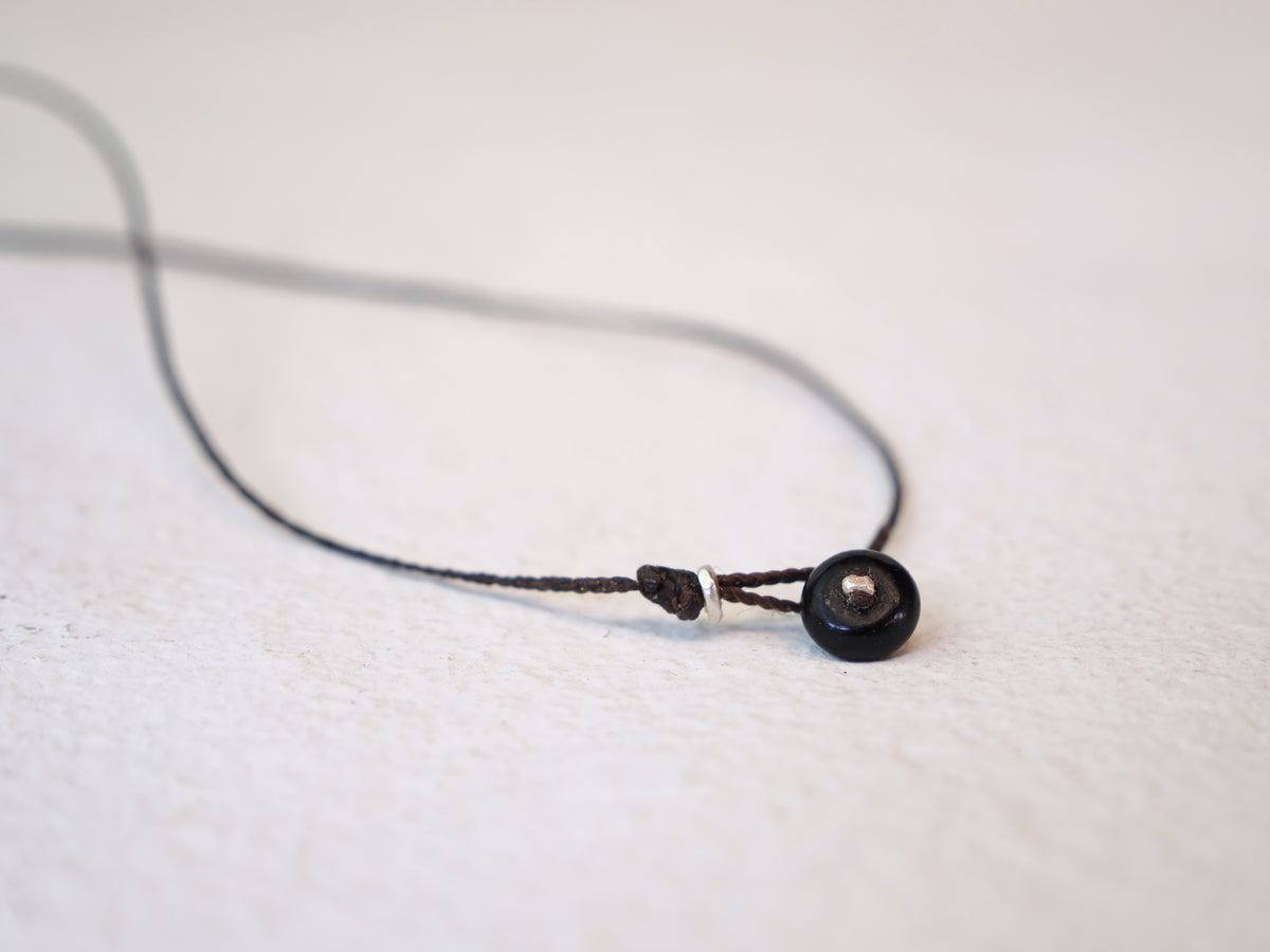-Romanglass- code necklace
