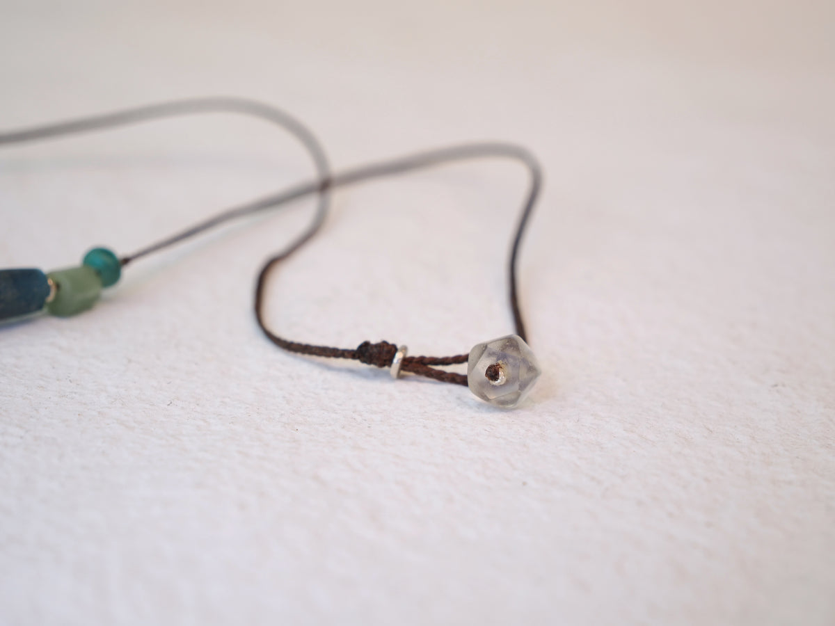 -Pyu old beads- code necklace