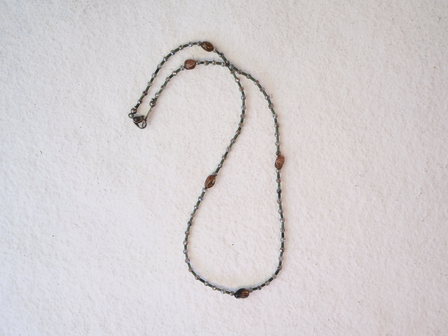 -Andalusite- 'beads line' choker *allergy free